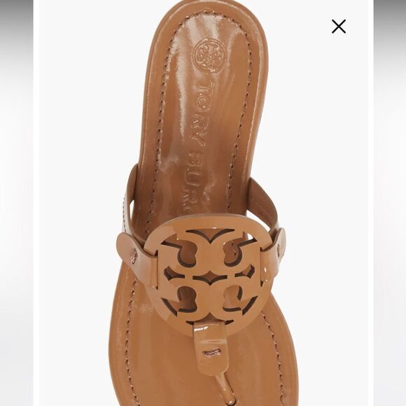 Tory Burch Miller Sandals NWOT 8.5 - Picture 3 of 8